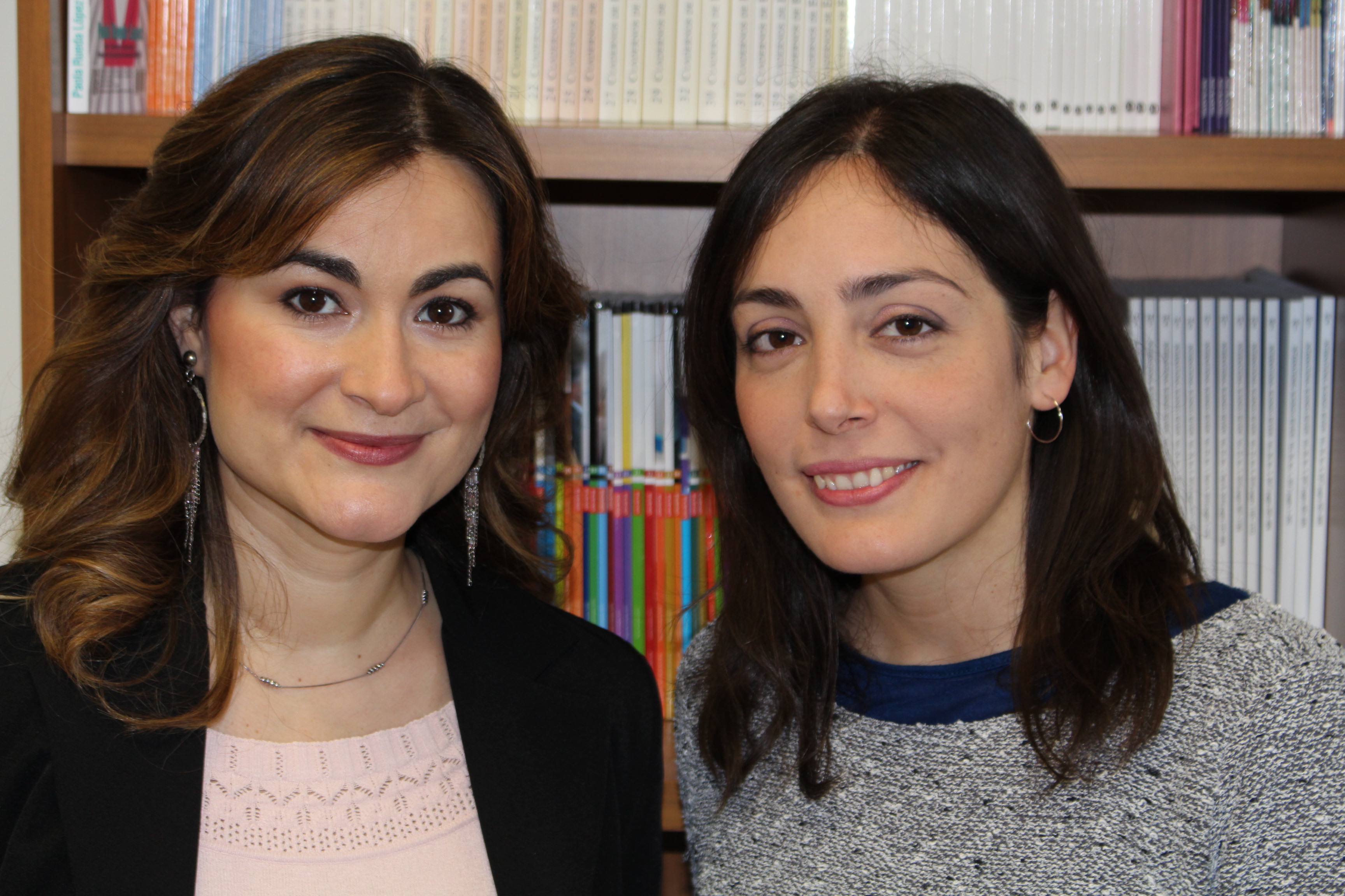 Anabel Fernández-Mesa y Ana García-Granero.